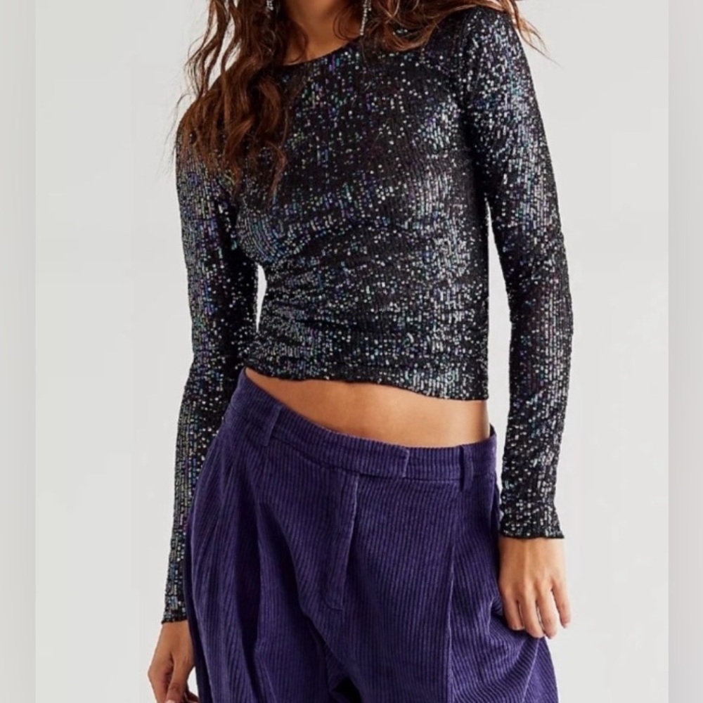Free People Gold Rush Long Sleeve